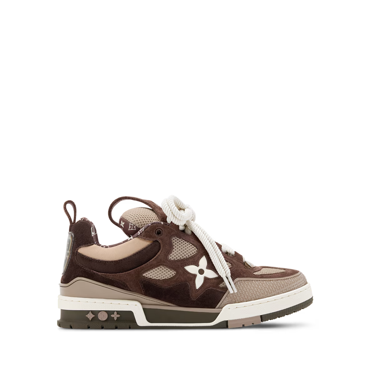 Louis Vuitton LV Skate Sneaker in a brown colorway