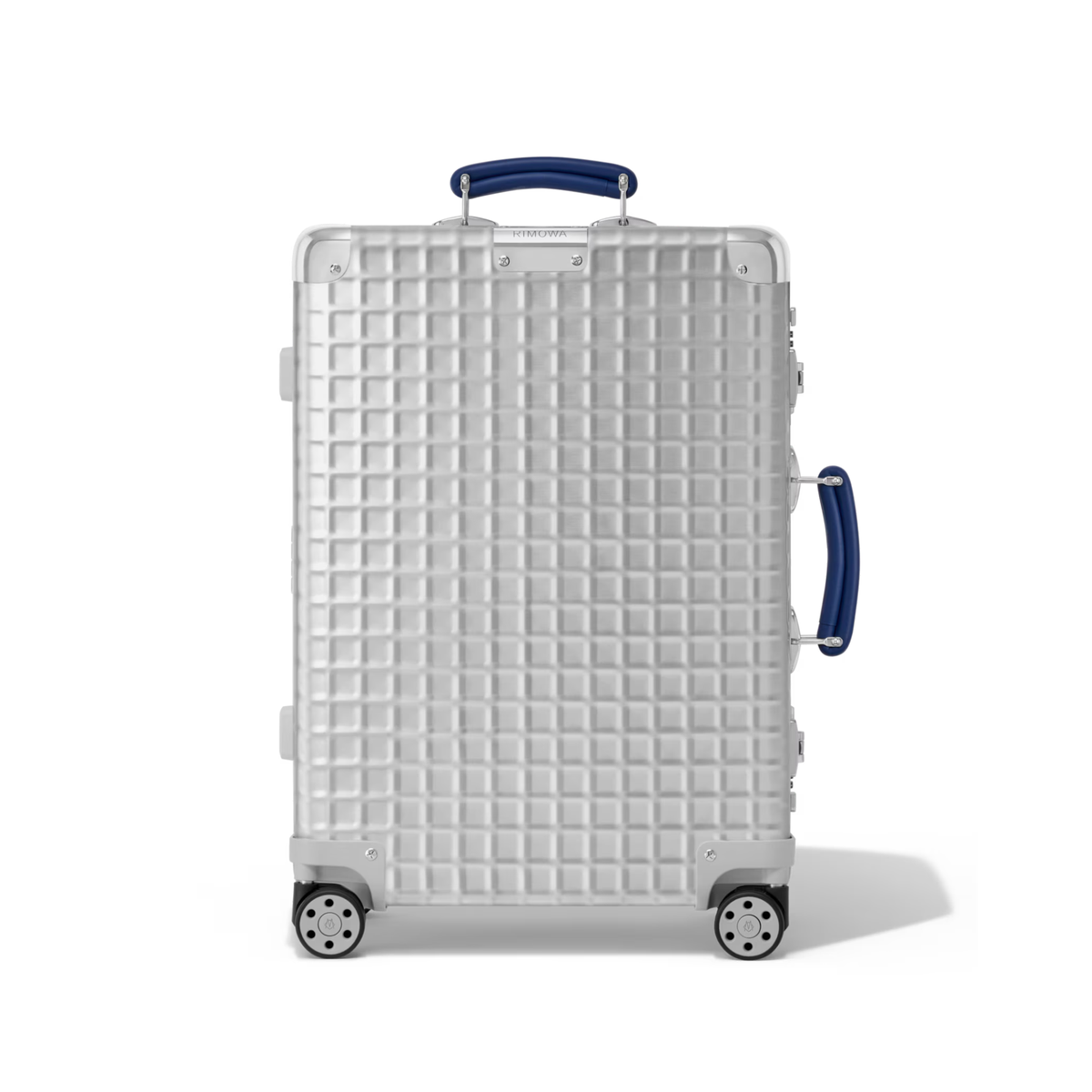 RIMOWA Classic Aluminium Grid Cabin suitcase