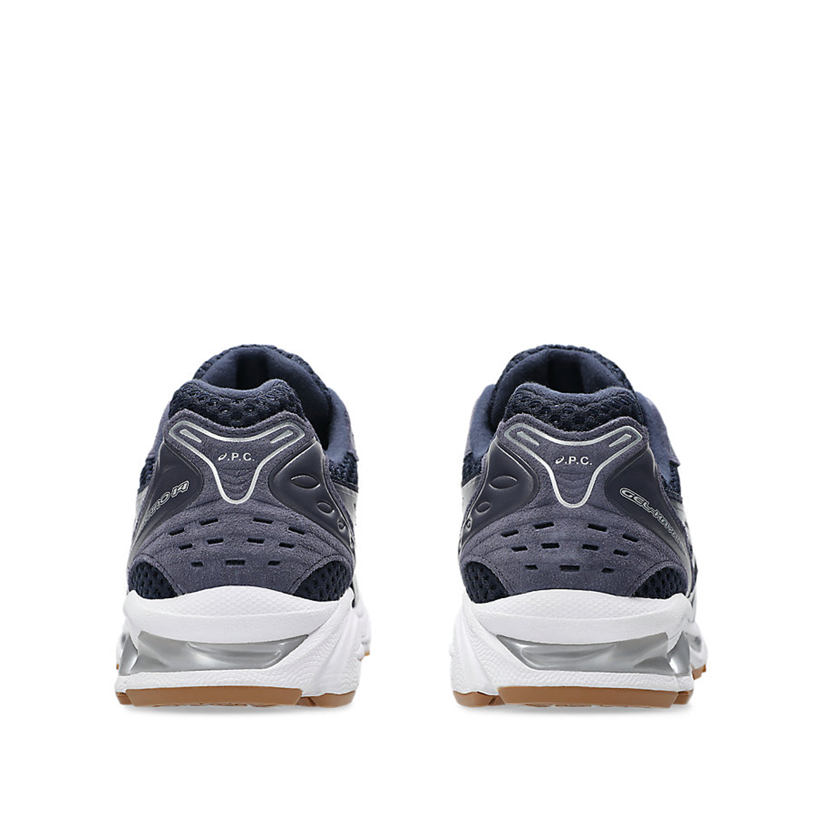 APC x Asics Gel Kayano 14 sneakers in the Midnight Indigo Fog