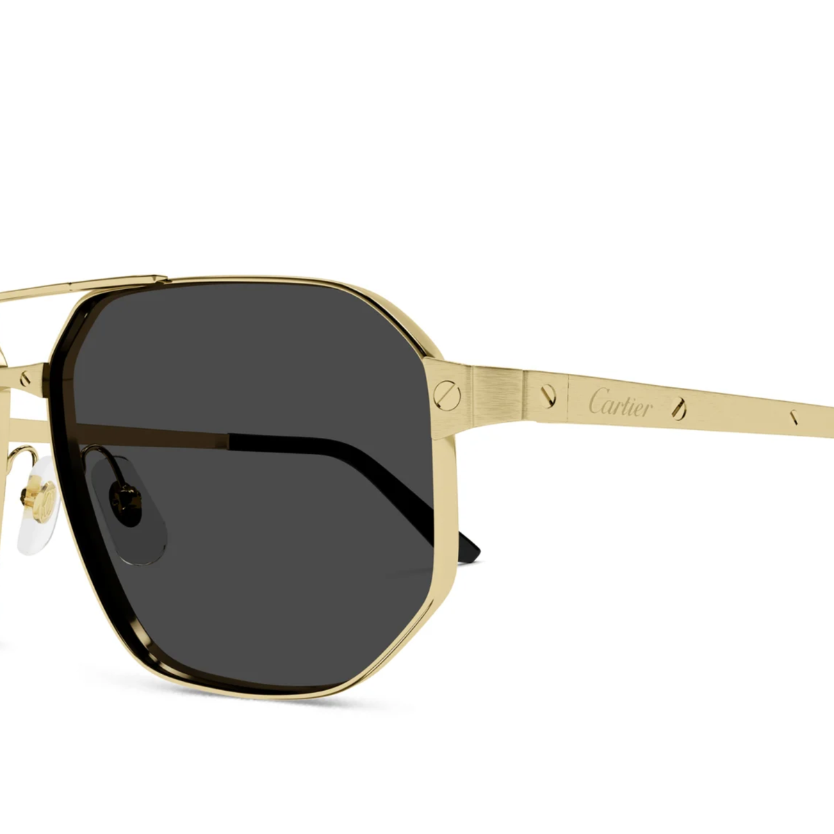 Cartier Santos de Cartier aviator sunglasses — view 3