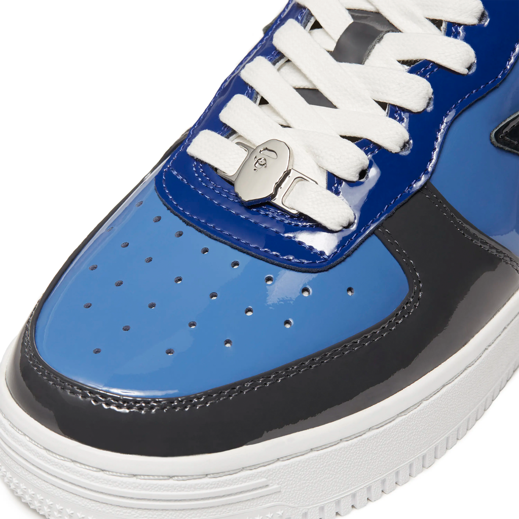 A Bathing Ape Bape Sta Low Color Camo Combo in navy and blue