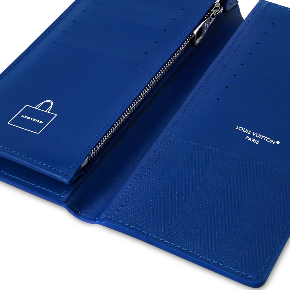 Louis Vuitton LV Packaging Passport Cover in saffron orange leather — view 5