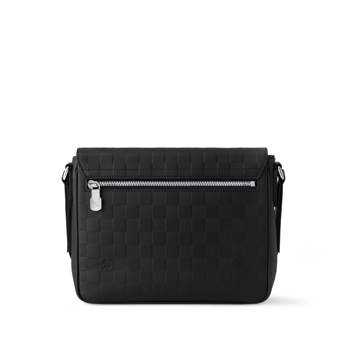 Louis Vuitton District PM Messenger Bag crafted in black Damier Infini leather