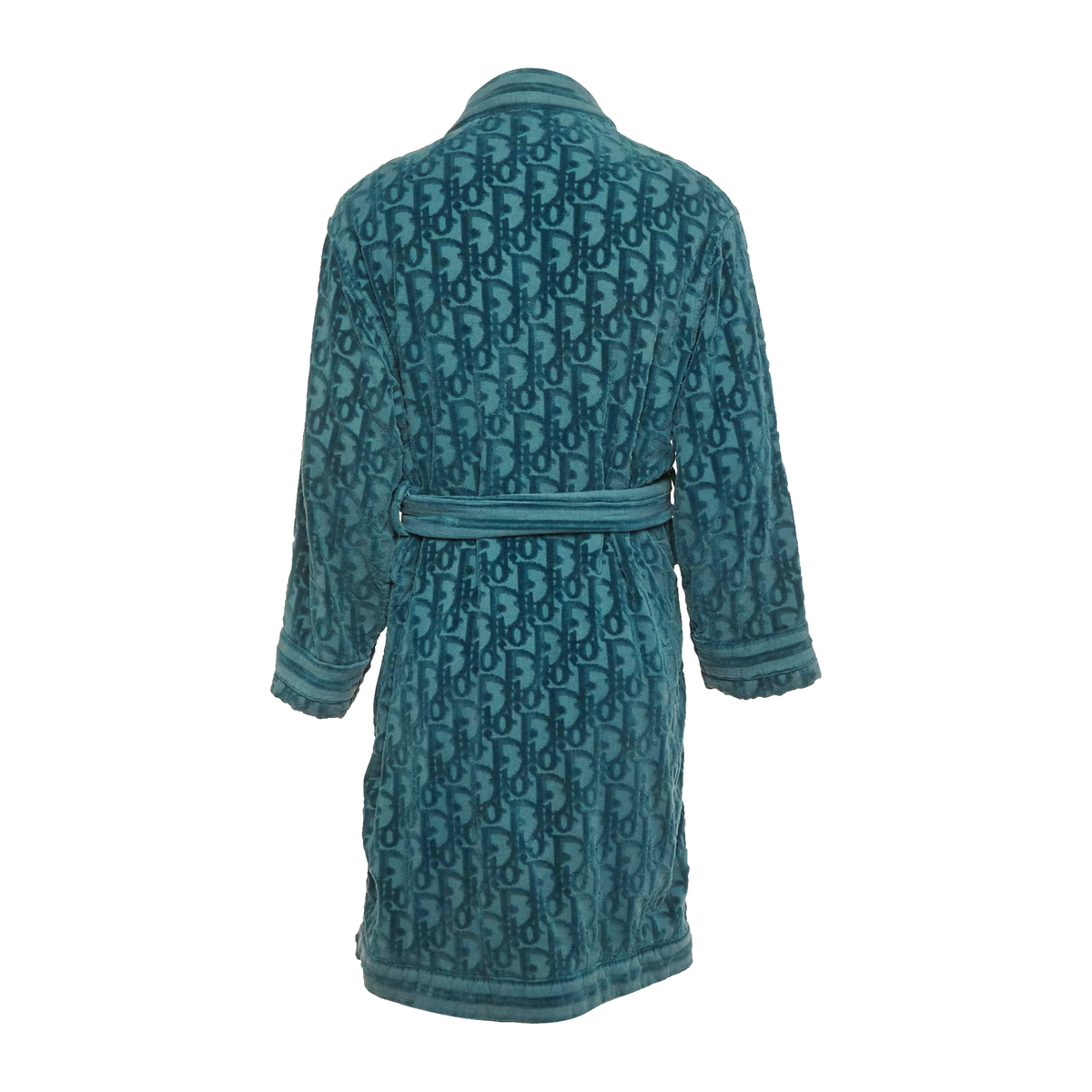 Dior Oblique monogram green terry cotton jacuzzi bathrobe