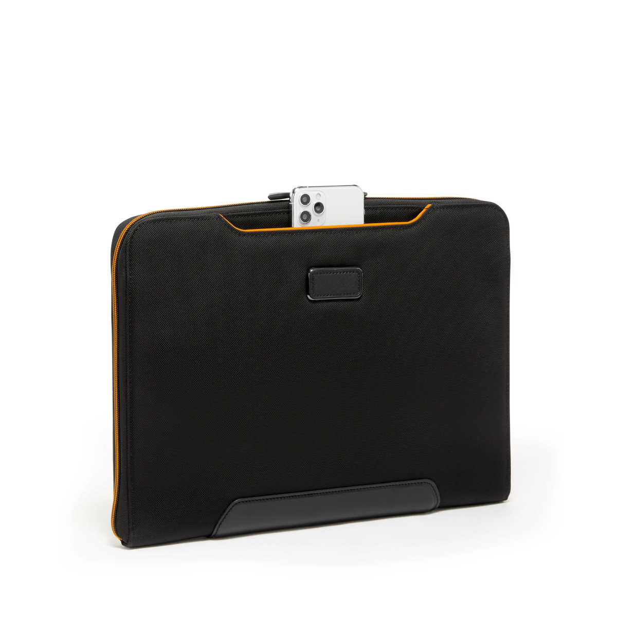 TUMI McLaren Circuit Portfolio is a sleek black document case — view 3