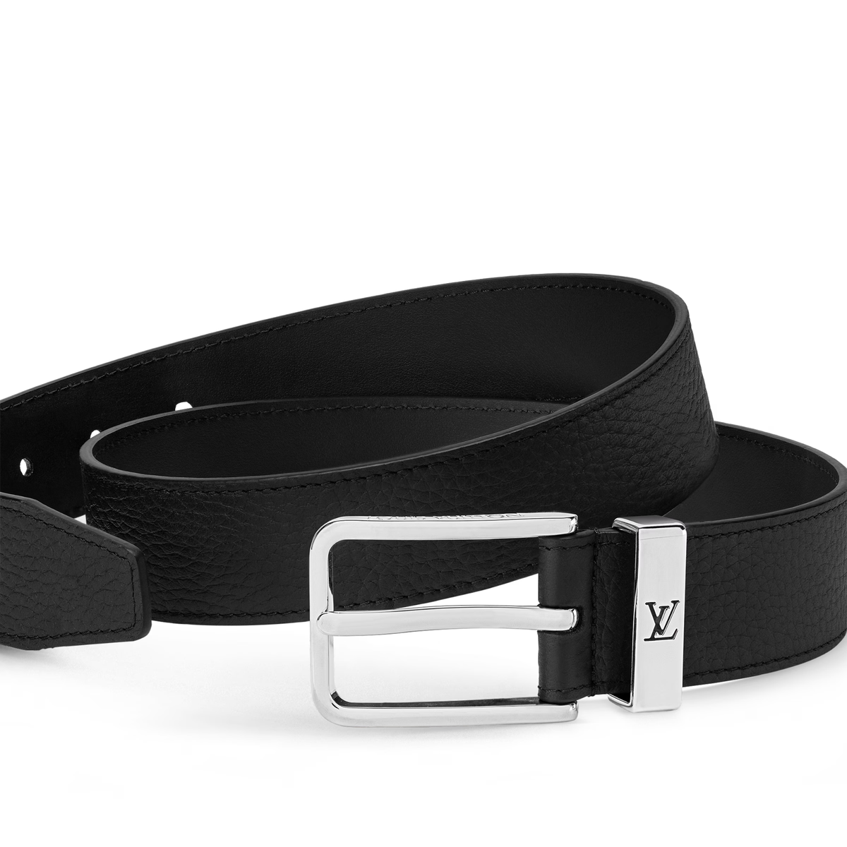 Louis Vuitton Pont Neuf Belt in black Taurillon leather — view 3