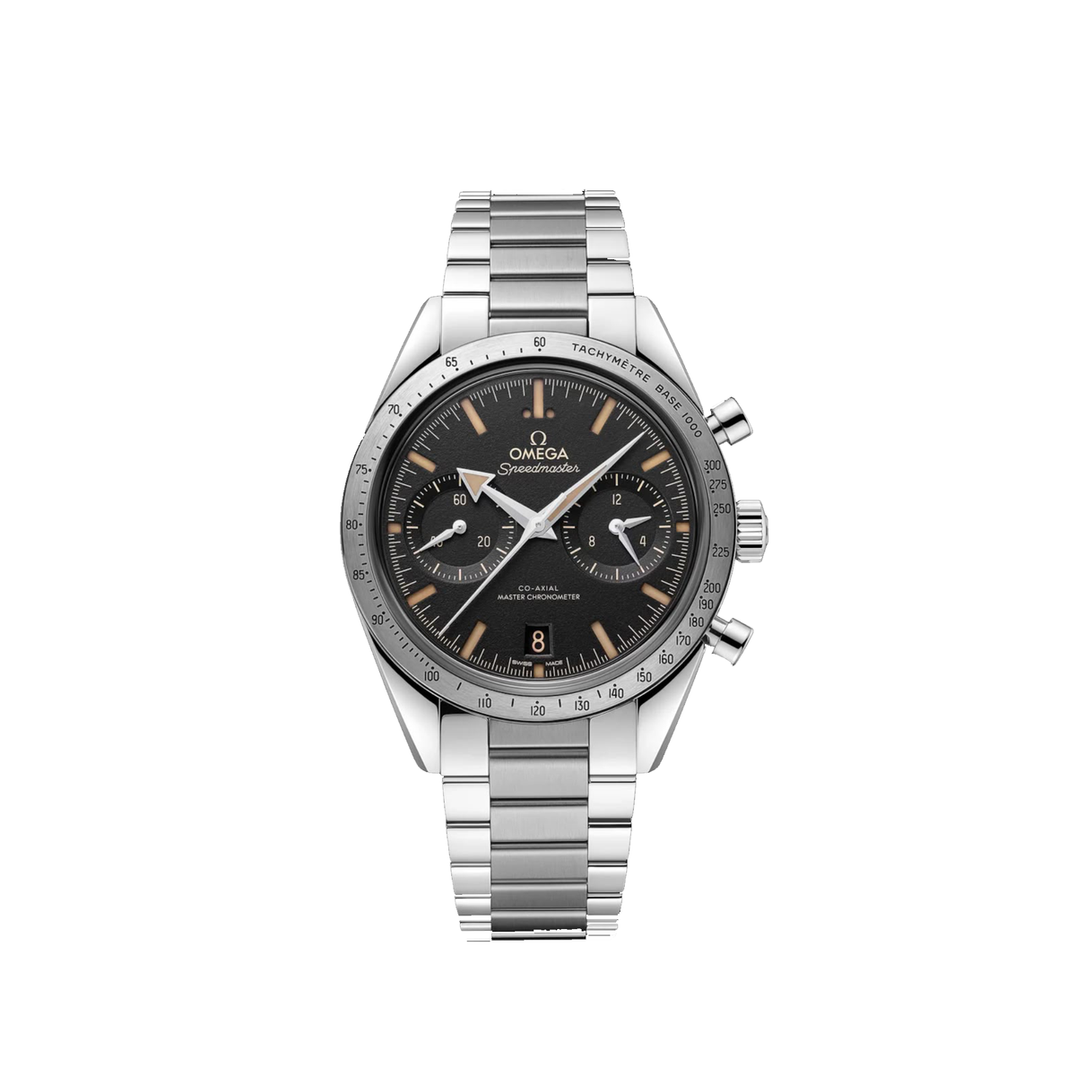 OMEGA Speedmaster 57 Co Axial Master Chronometer Chronograph 405 mm in stainless steel