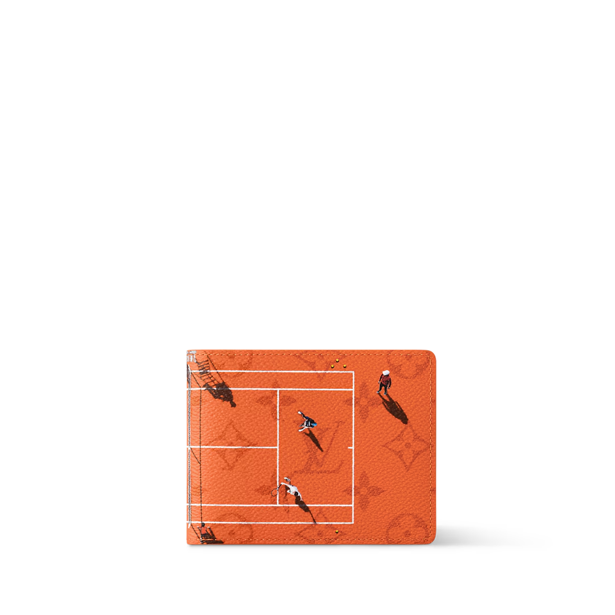 Louis Vuitton Tennis Slender Wallet in Brick Red canvas