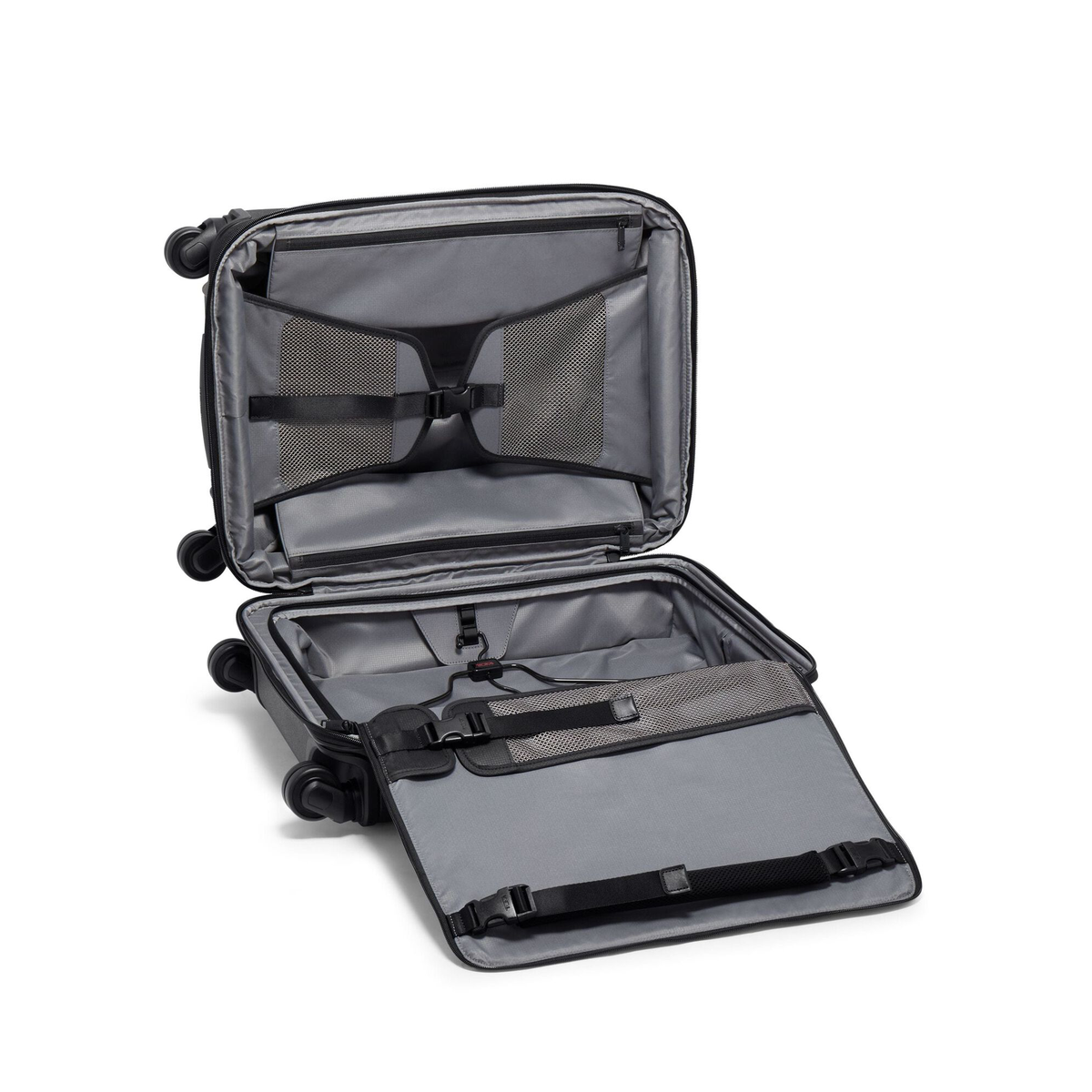 Tumi Alpha Hybrid Continental Expandable 4 Wheeled Carry On suitcase in black