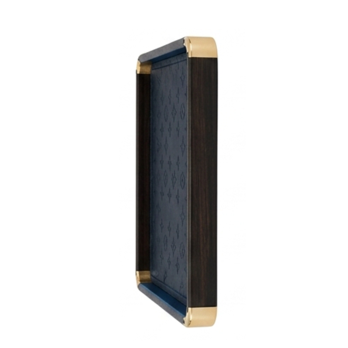 Louis vuitton rectangular storage tray featuring a dark wood — view 2