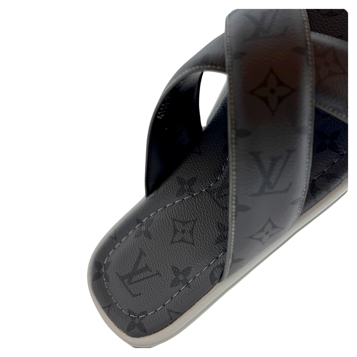 LV Grey Slipper