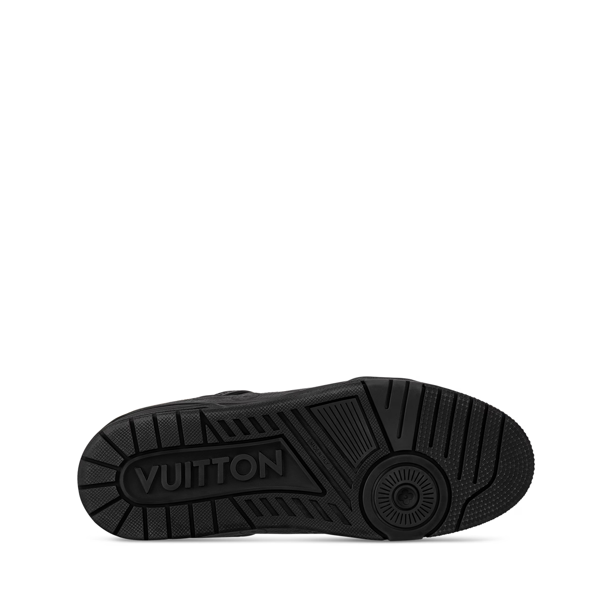 Louis Vuitton LV Trainer Sneaker Noir is crafted from Monogram