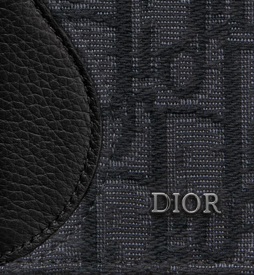 Dior Black Long wallet W 26184