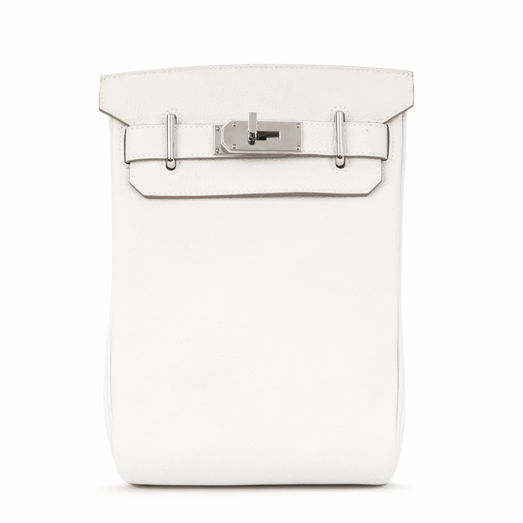 Hermes Hac Dos PM in white