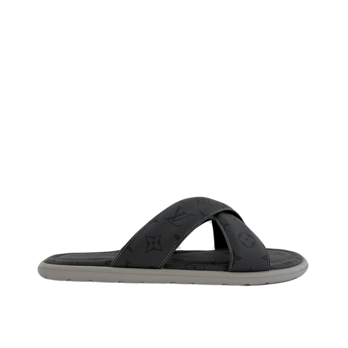 LV Grey Slipper