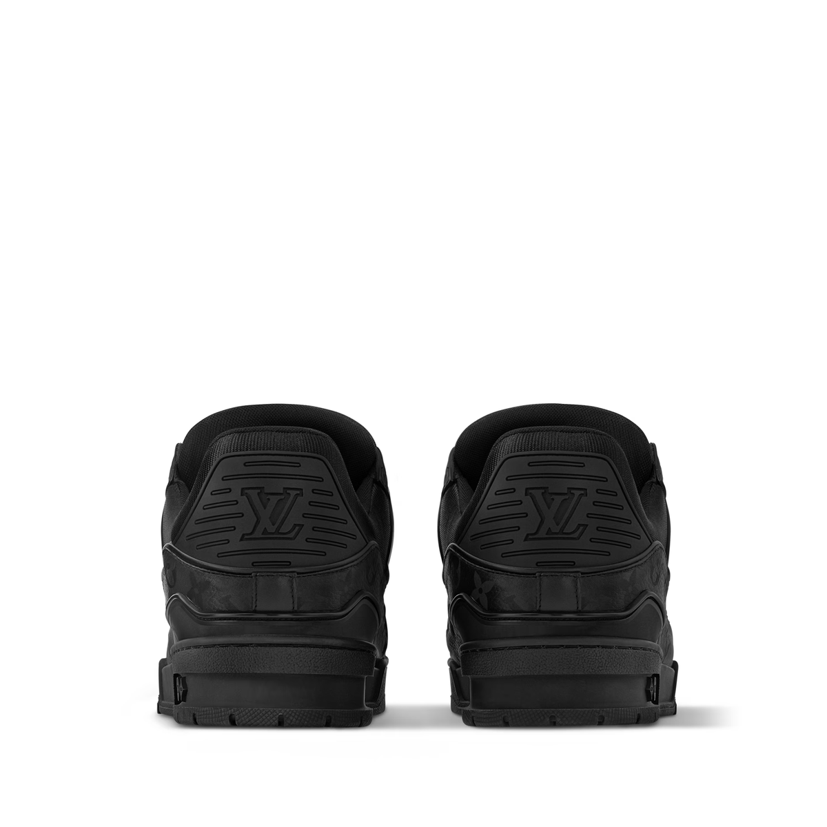 Louis Vuitton LV Trainer Sneaker Noir is crafted from Monogram