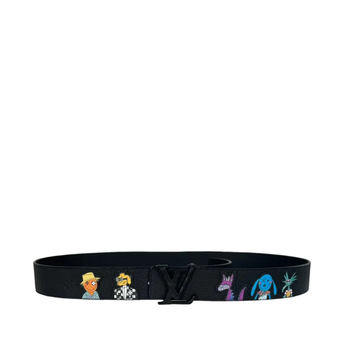 Louis Vuitton LV Friends character belt from Virgil Ablohs SpringSummer 2021 collection — view 1