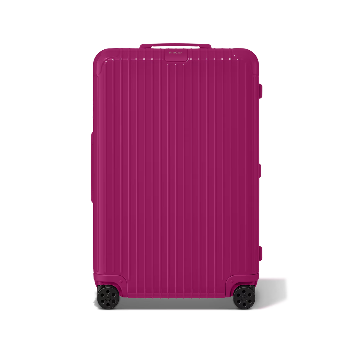 Rimowa Essential check in L suitcase in gloss Magenta purple