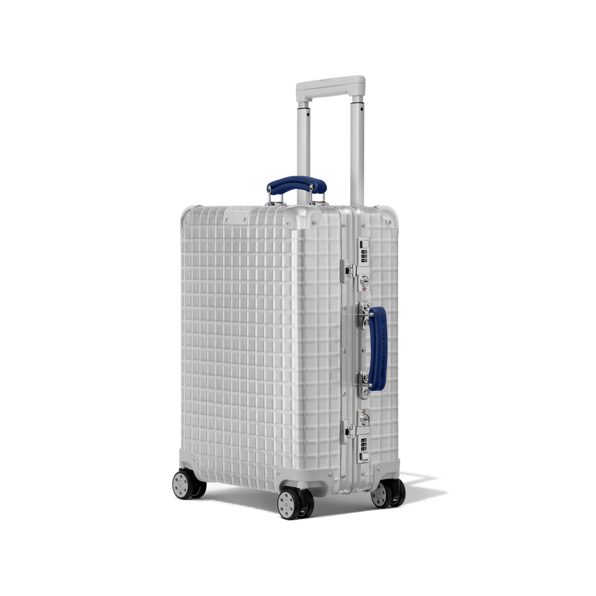 RIMOWA Classic Aluminium Grid Cabin suitcase