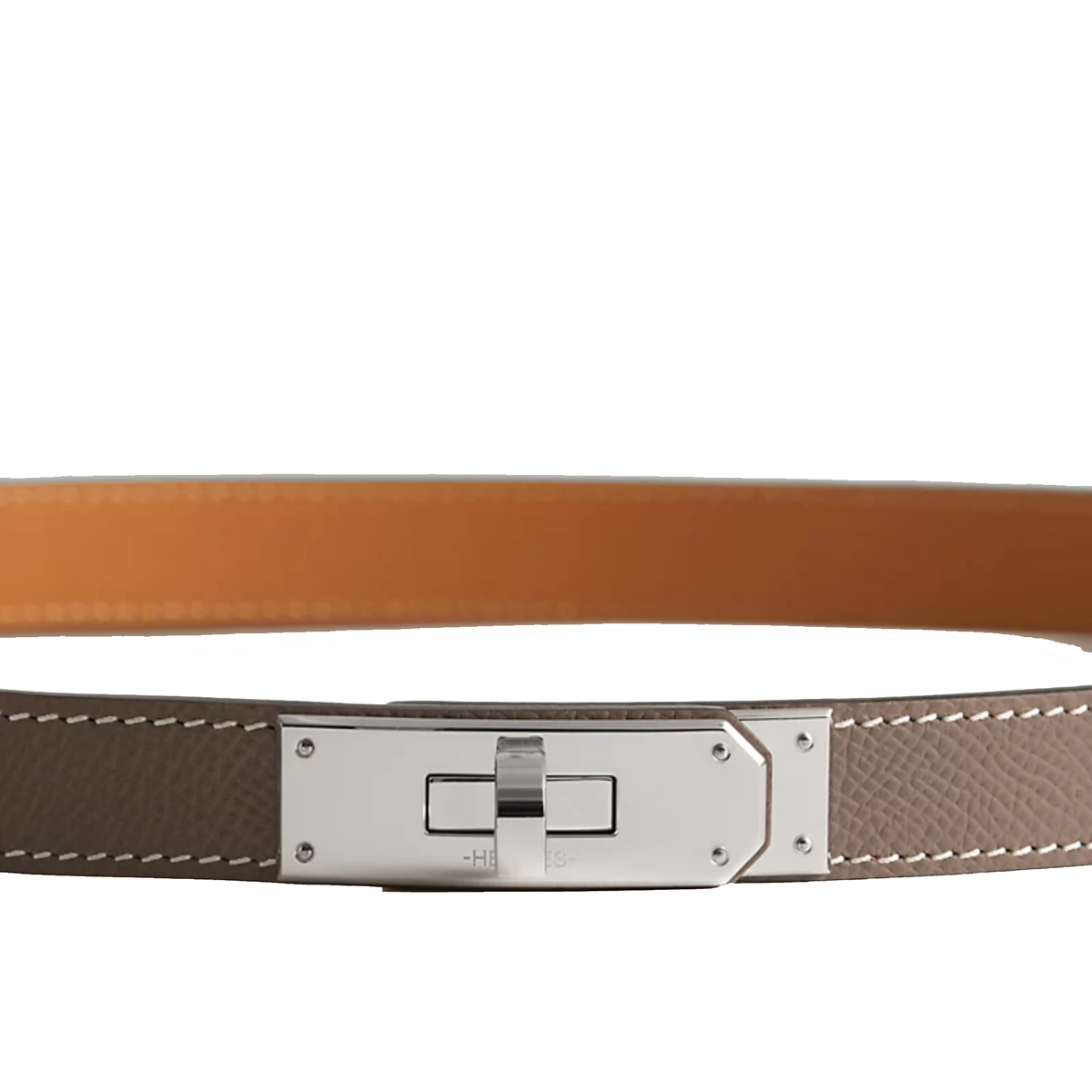 Hermès Kelly 18 belt in toupe Epsom calfskin — view 3