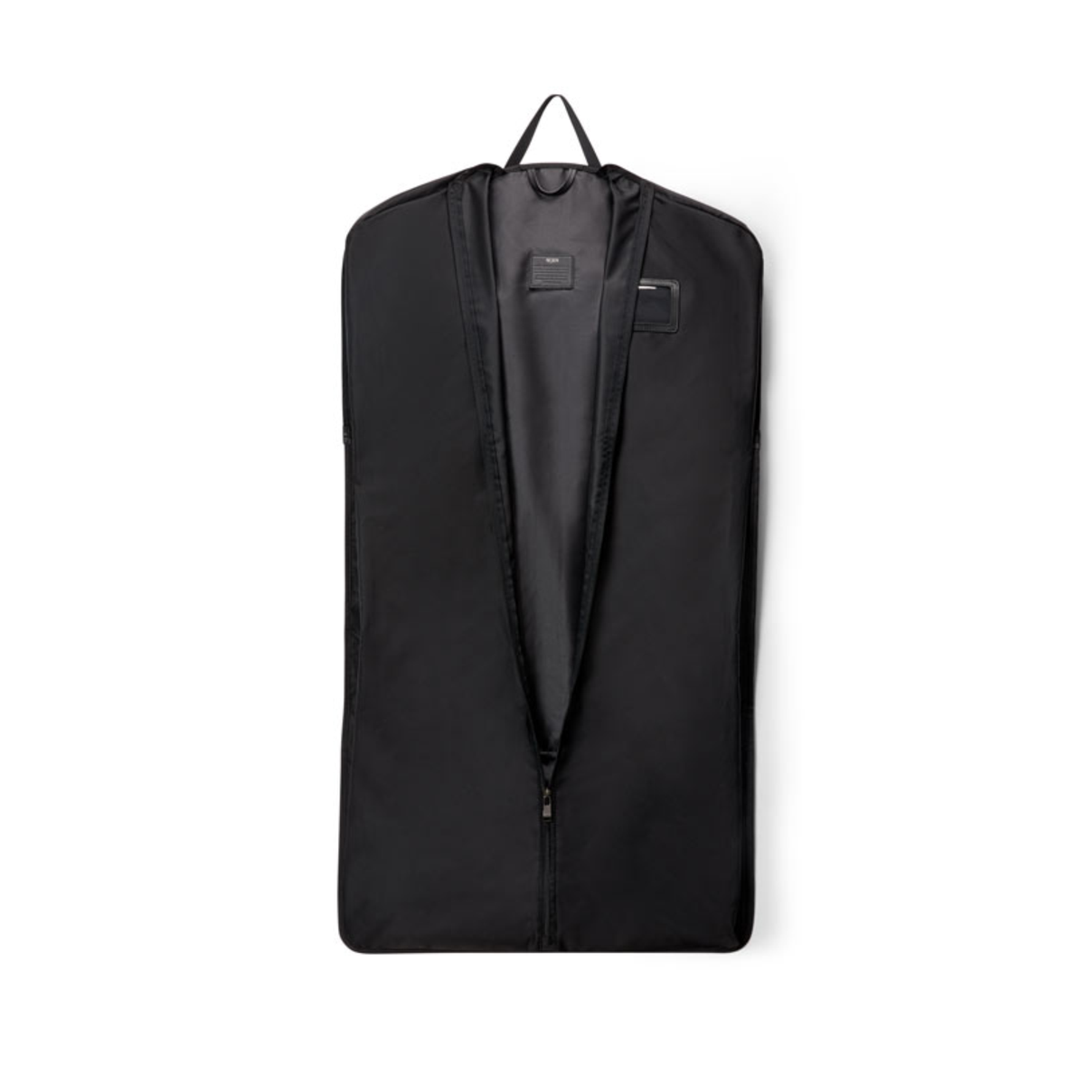 TUMI Travel Accessory Garment Bag in black is designed to hold up to two suits