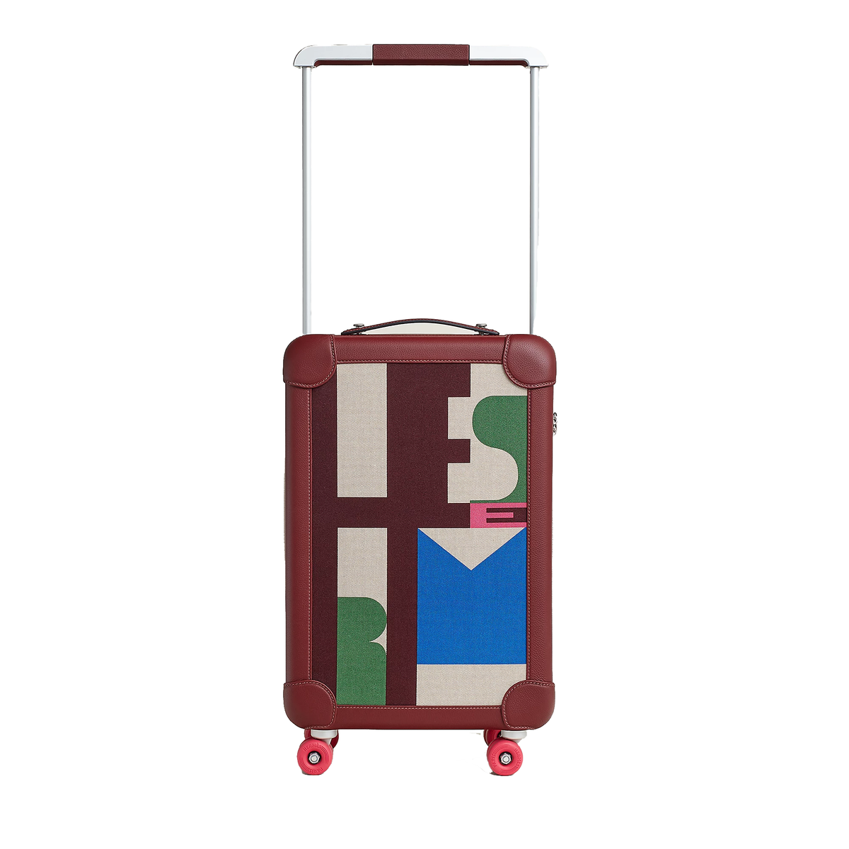 Herms RMS Cabin Suitcase in bordeaux taurillon Regate leather