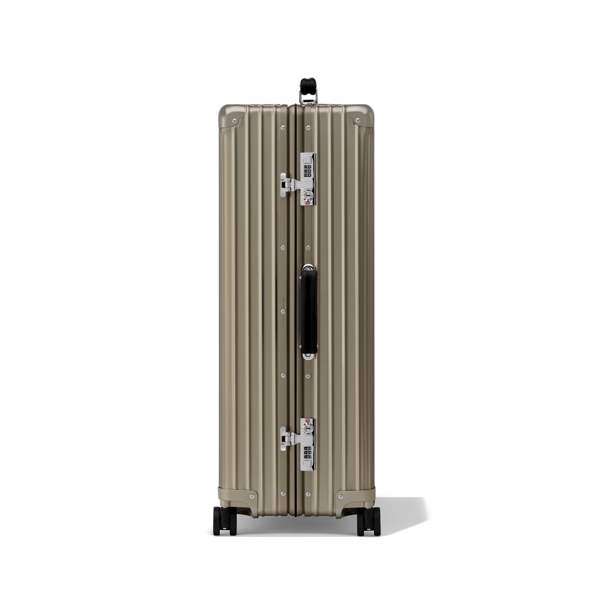 RIMOWA Classic Check In L suitcase in titanium — view 4