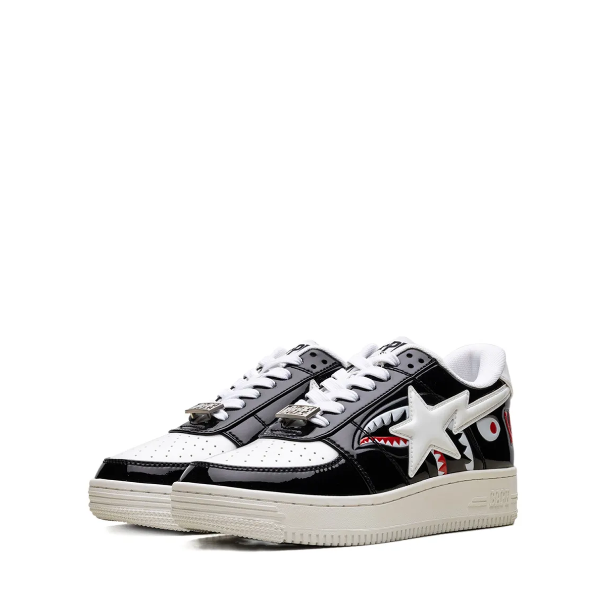 A Bathing Ape Bape Sta Low Color Block Shark Black sneaker