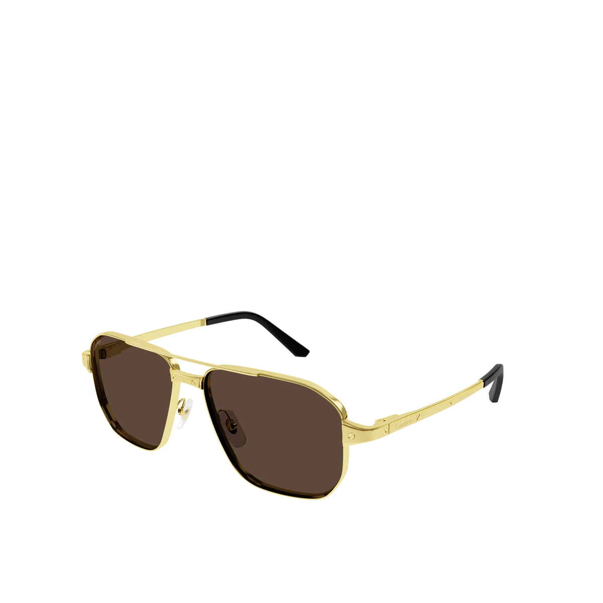 Cartier CT0424S sunglasses featuring a striking gold — view 1
