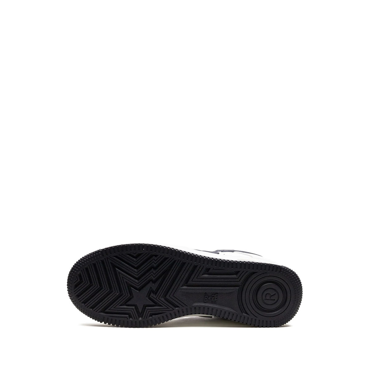 A Bathing Ape JJJJound x Bapesta WhiteNavy sneakers