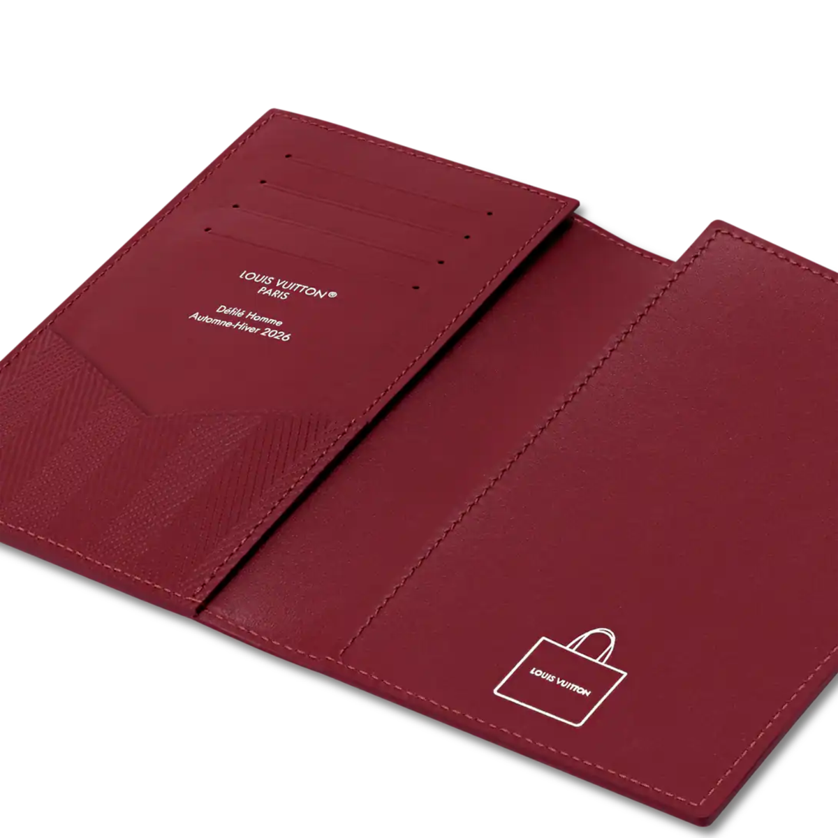Louis Vuitton LV Packaging leather passport cover — view 5
