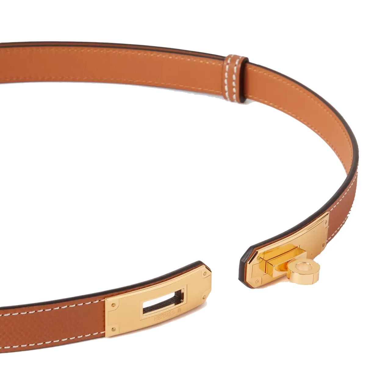 Hermès Kelly 18 belt in gold Epsom calfskin — view 3