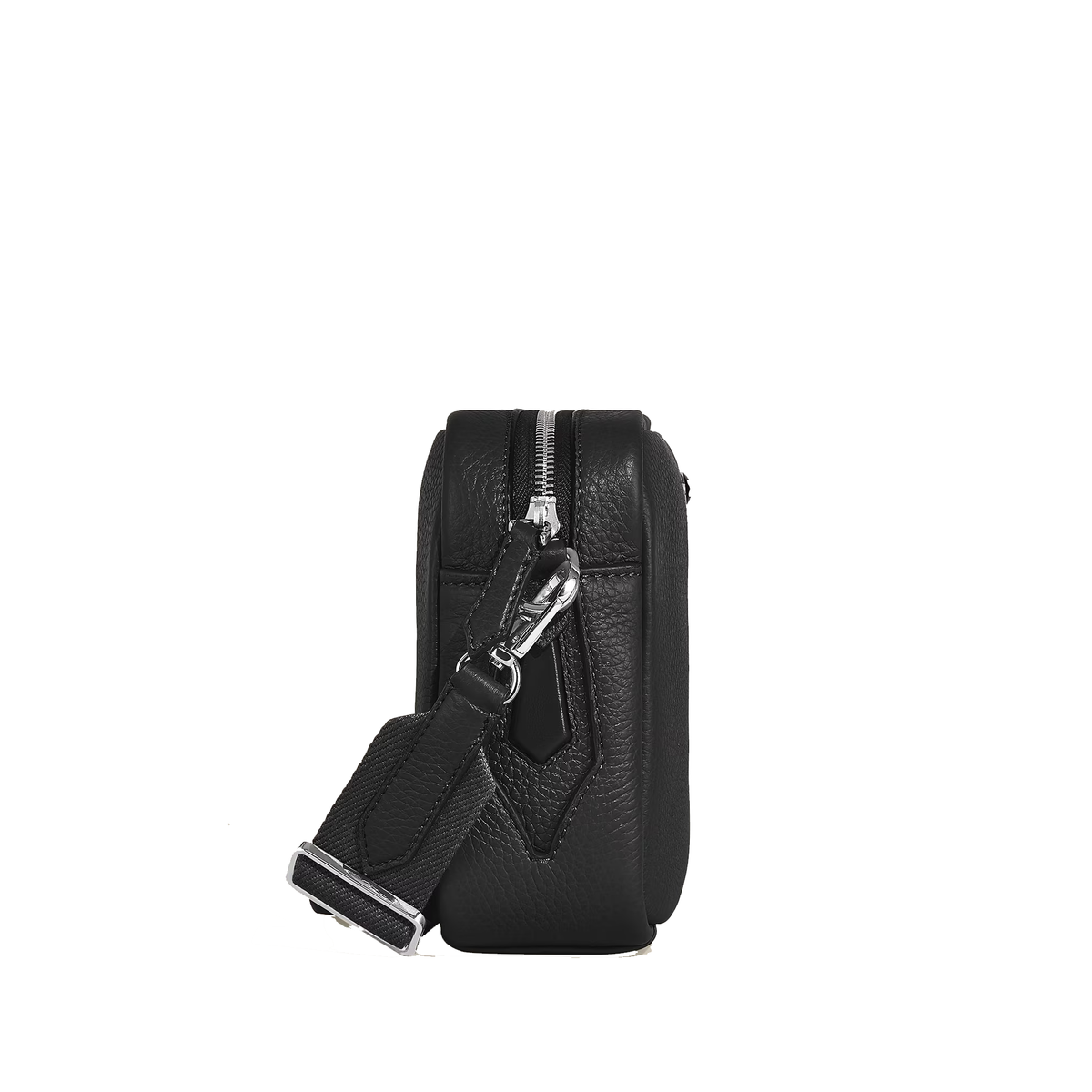 Montblanc Companion Crossbody Bag in black grained leather