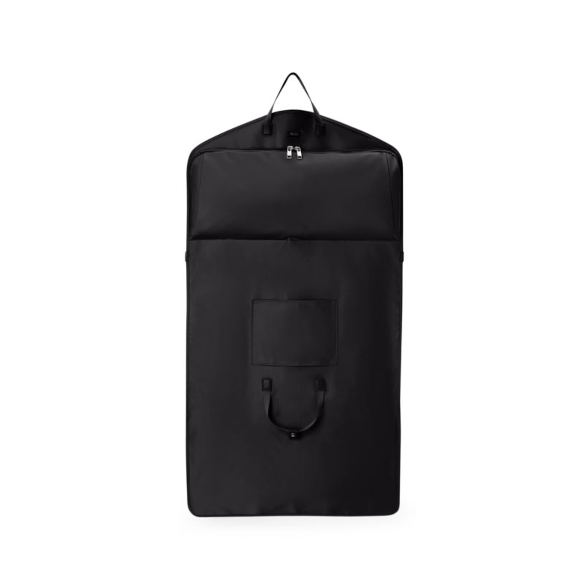 TUMI Travel Accessory Garment Bag in black is designed to hold up to two suits