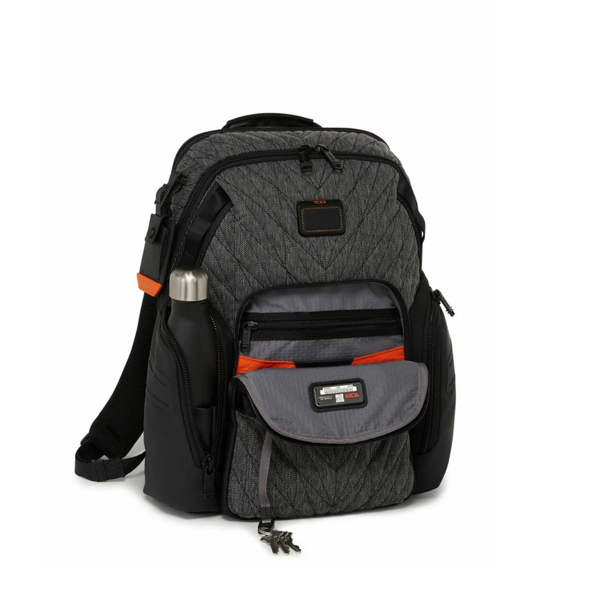 TUMI Alpha Bravo Navigation Backpack featuring a distinct grey — view 4