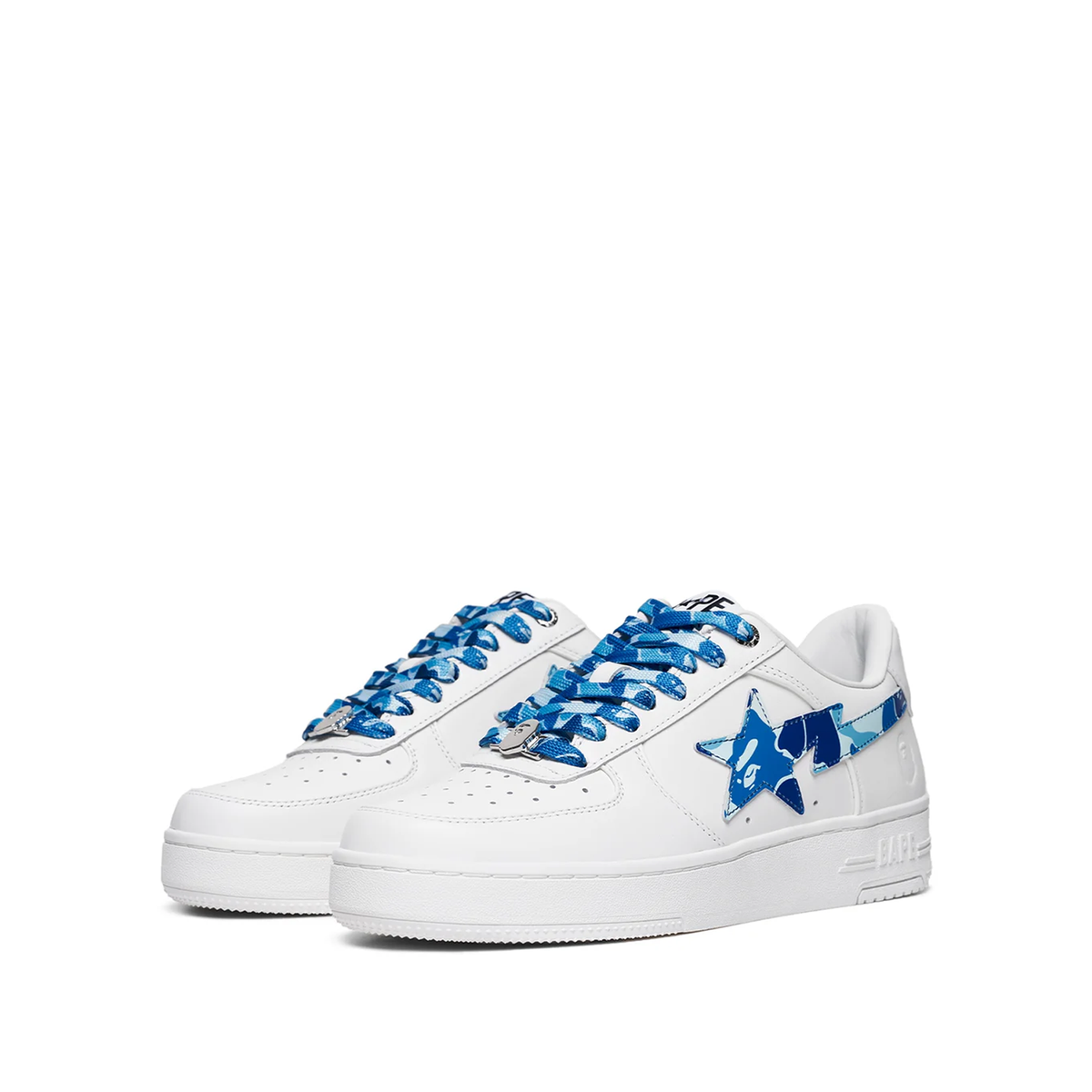 A Bathing Ape Bape Sta Low sneakers in the ABC Camo Pack Blue