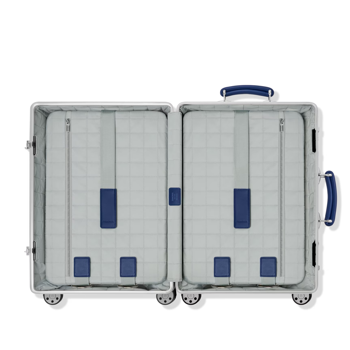 RIMOWA Classic Aluminium Grid Cabin suitcase