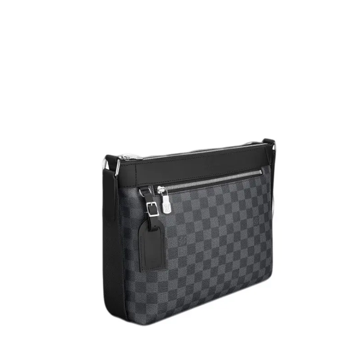 Louis Vuitton Mick PM messenger bag in Damier Graphite canvas with black leather trim