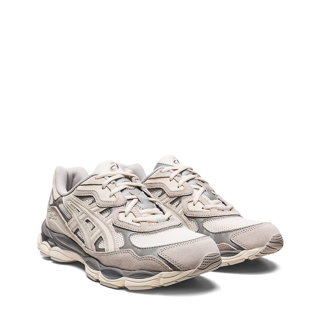 Asics Gel NYC sneaker in the Cream Oyster Grey