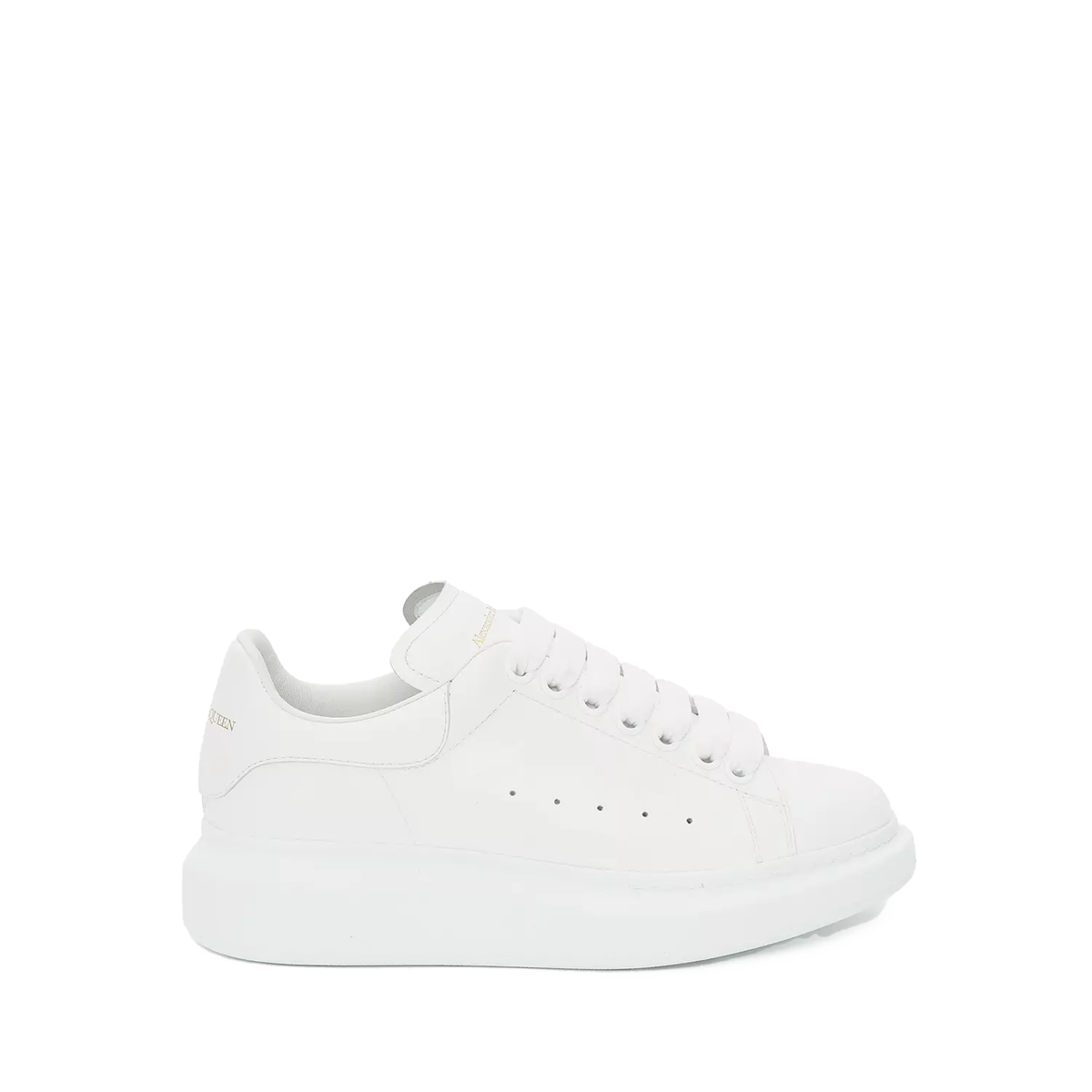 Alexander McQueen Oversized sneaker in white leather