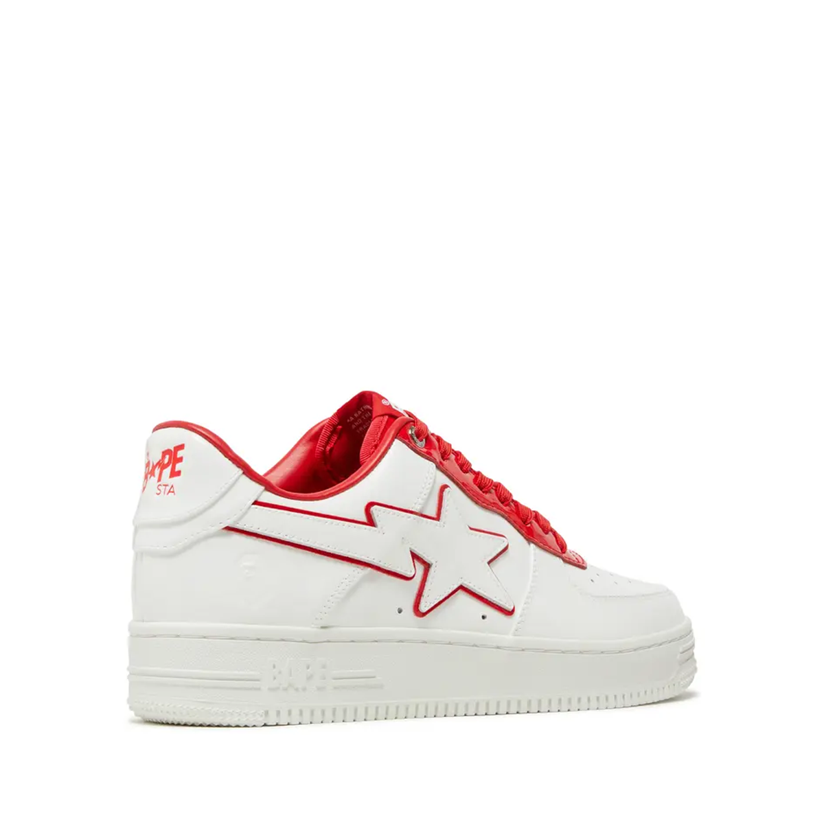 A Bathing Ape BAPE STA 8 M1 White Red