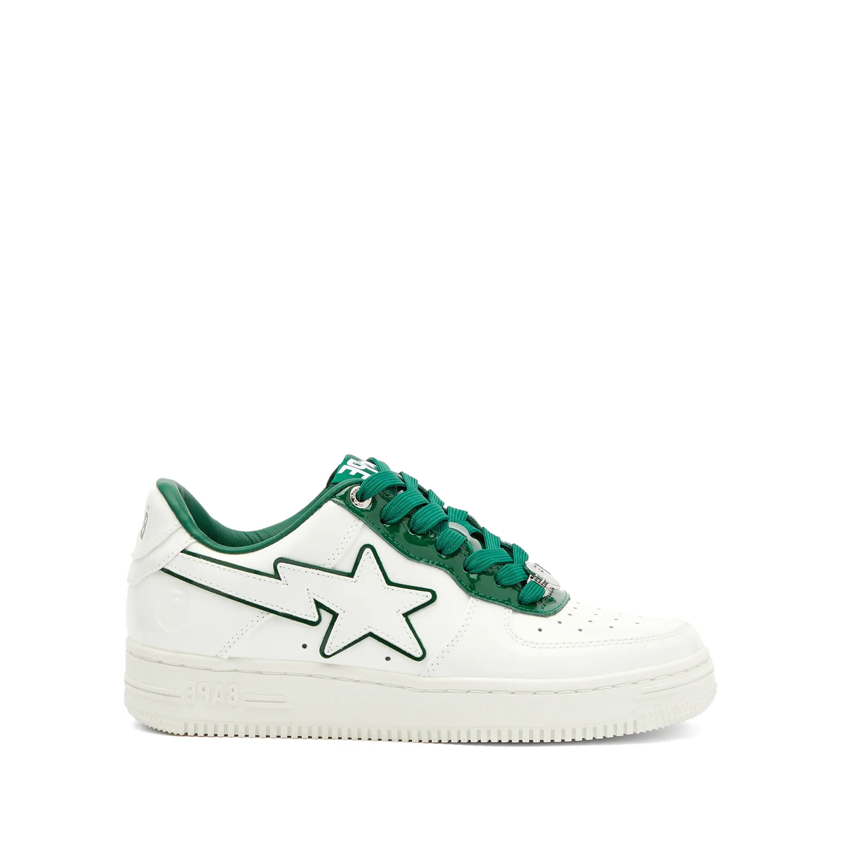 A Bathing Ape Bape Sta 8 M1 White Green