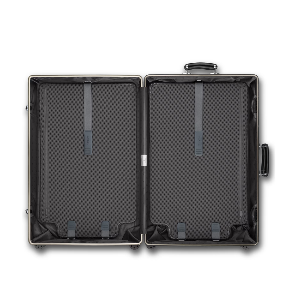 RIMOWA Classic Check In L suitcase in titanium — view 5