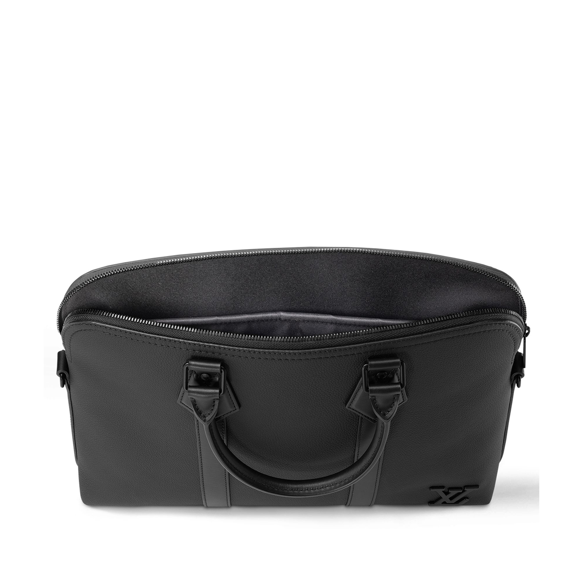 Louis Vuitton Takeoff Briefcase crafted from supple black — view 3