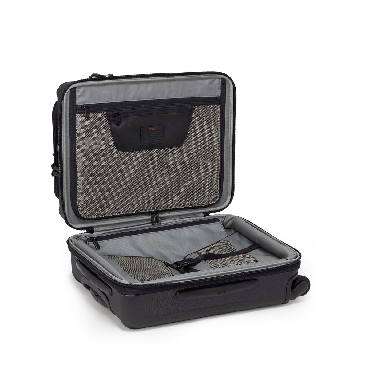 Tumi Alpha Hybrid Continental Expandable 4 Wheeled Carry On suitcase in black