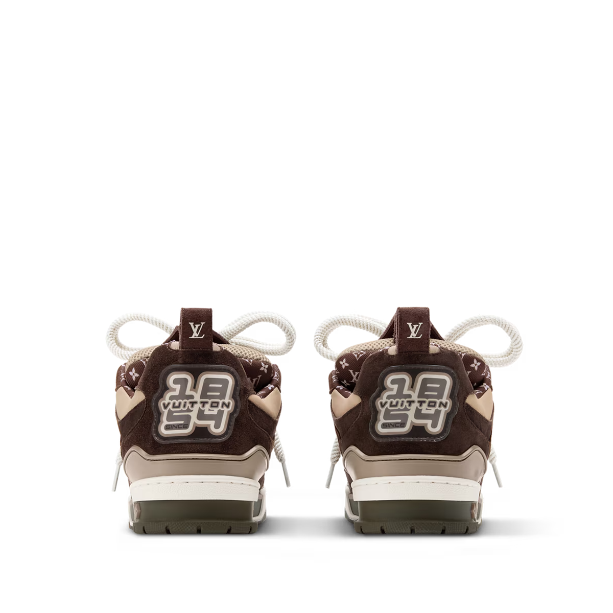 Louis Vuitton LV Skate Sneaker in a brown colorway