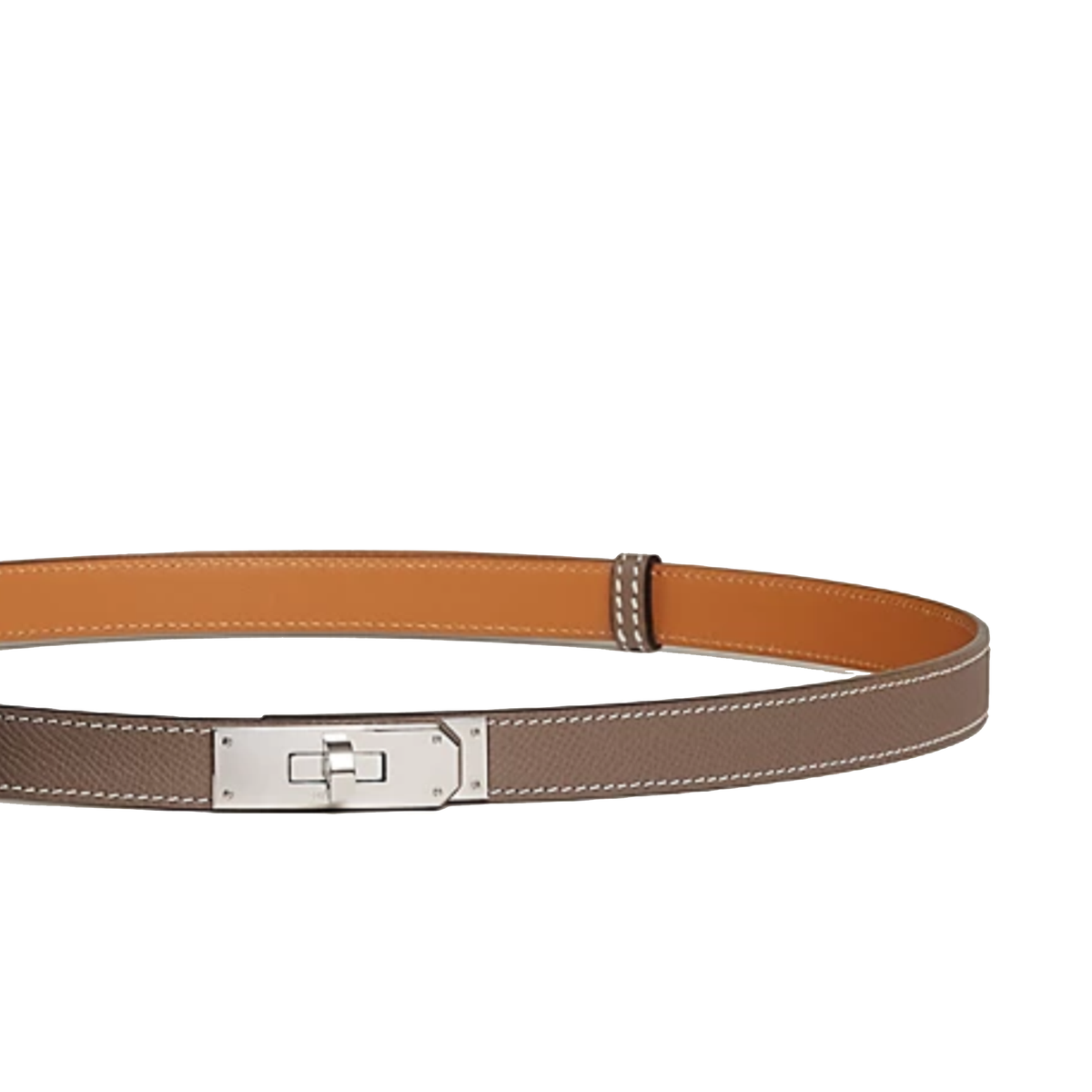 Hermès Kelly 18 belt in toupe Epsom calfskin — view 2