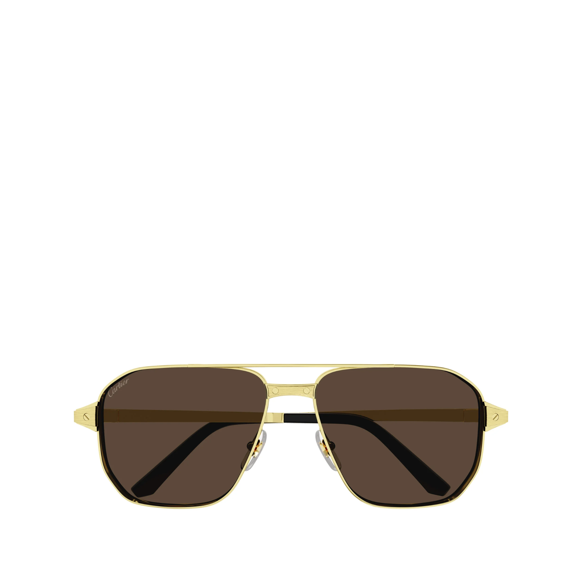 Cartier CT0424S sunglasses featuring a striking gold — view 2