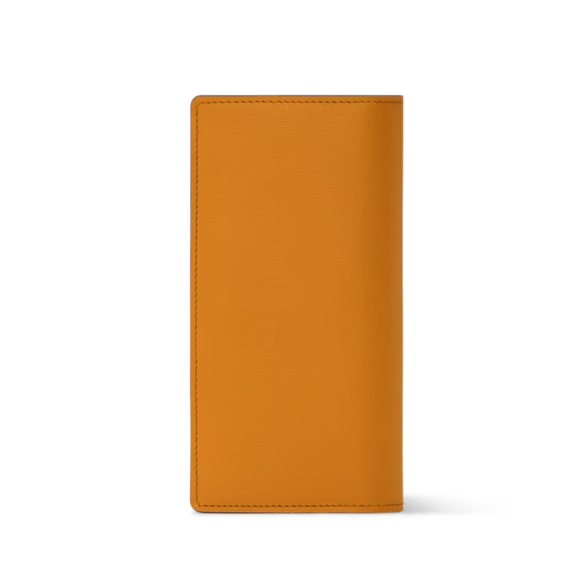 Louis Vuitton LV Packaging Passport Cover in saffron orange leather — view 2