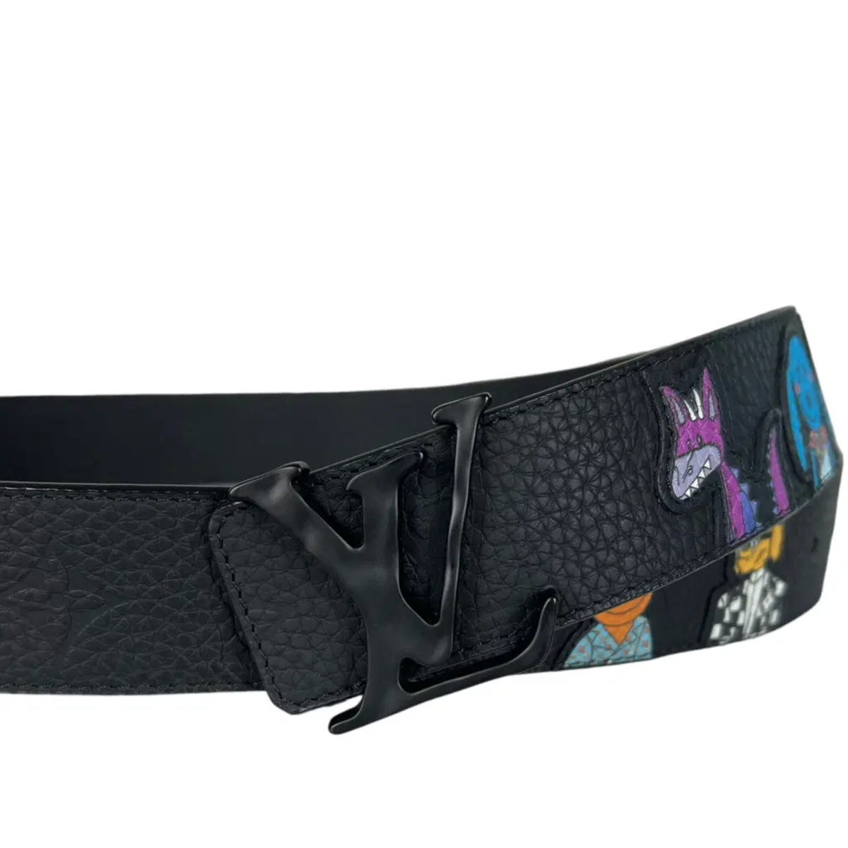 Louis Vuitton LV Friends character belt from Virgil Ablohs SpringSummer 2021 collection — view 3